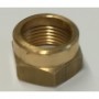 Tuerca de latón rosca Hembra 20x1.5 Ø17.2mm