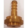 Boquilla de latón Ø5mm exterior a utilizar con tuercas de 20x1.5. 1/2" y 21.8 izquierda.
