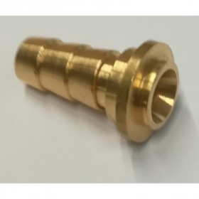 Boquilla de latón Ø10mm exterior a utilizar con tuercas de 20x1.5. 1/2" y 21.8 izquierda.