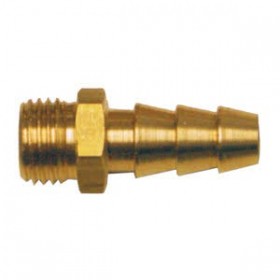 Boquilla de latón recta rosca Macho 1/4"
