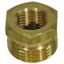 Enlace recto de latón rosca Hembra 1/4" x Macho 20x1.5