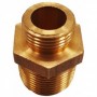 Enlace recto de latón Macho 3/4"NPT a Macho 20x1.5