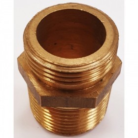 Enlace recto de latón doble Macho 3/4"NPT