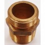 Enlace recto de latón doble Macho 3/4"NPT