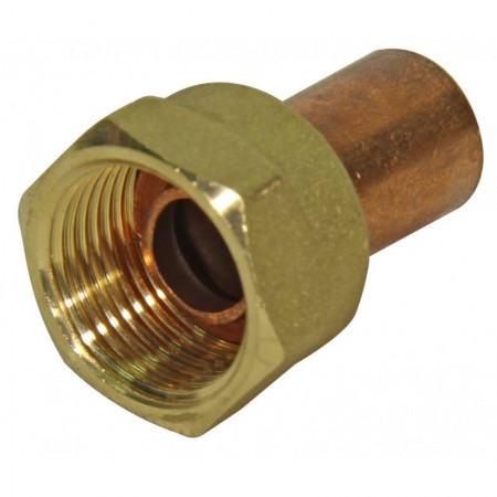 Racor dos piezas 20x1.5 soldar Cu Ø18mm