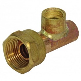 Racor dos piezas 20x1.5 soldar Cu Ø15mm con toma roscada Hembra 1/4"