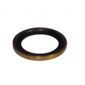 Junta con fleje metálico y elastómero NBR de 20x1.5 Medidas: 12x17.5x2mm
