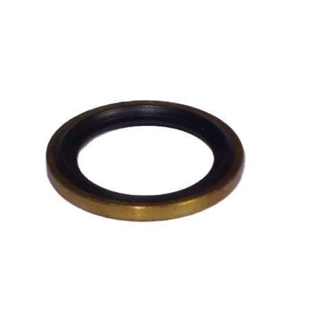 Junta con fleje metálico y elastómero NBR de 20x1.5 Medidas: 12x17.5x2mm