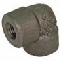Codo 90° forjado de acero al carbono rosca hembra-hembra 1" NPT