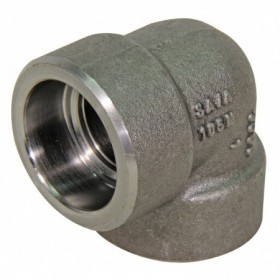 Codo 90° forjado de acero al carbono soldar-soldar 1/2"