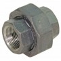 Tuerca unión de tres piezas forjada de acero al carbono rosca hembra-hembra 1-1/4" NPT