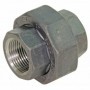 Tuerca unión de tres piezas forjada de acero al carbono rosca hembra-hembra 1-1/4" NPT