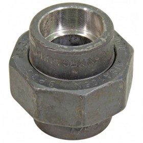 Tuerca unión de tres piezas forjada de acero al carbono soldar 3/4"