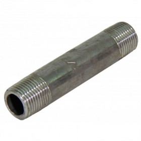Nipple recto forjado de acero al carbono conexión macho-macho 1" NPT