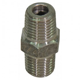 Doble macho forjado de acero al carbono conexión 1" NPT