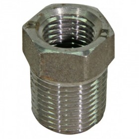 Reducción hexagonal forjada de acero al carbono conexión macho-hembra 1-1/4" x 1" NPT
