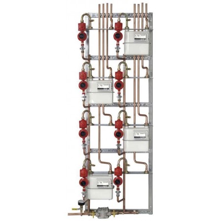 Batería GLP/150 mbar para 8 contadores (2+2+2+2) 910x1200