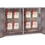 Armario galvanizado con batería GLP/150 mbar para 9 contadores (4+4+1) 1700x1050x270