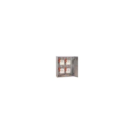 Armario plus galvanizado con batería GLP/150 mbar para 21 contadores (4+4+4+4+4+1) 1700x2100x270