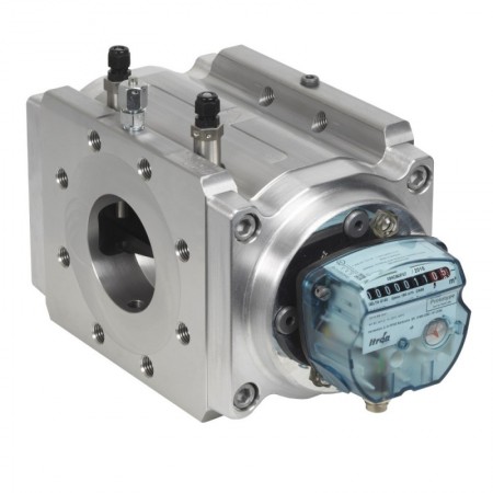 Contador de pistones rotativos DELTA G-400 dinámica ampliada 1:160.  a:241mm. DN-100 PN-16