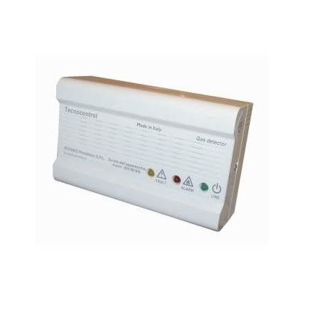 Detector domestico de gas natural solo alarma acústica TECNOCONTROL SE221KM