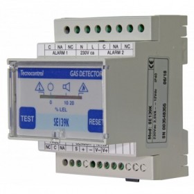 Centralita para carril DIN para un sensor remoto TECNOCONTROL  SE139 K