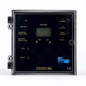 Central detección de gas panelable para industria y locales de 3 zonas BEINAT GS300MC