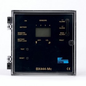 Central detección de gas panelable para industria y locales de 3 zonas BEINAT BX444MC