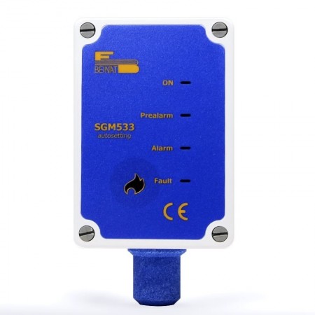 Detector autónomo industrial de metano IP55  de 12 a 24 VDC BEINAT  SGM533n