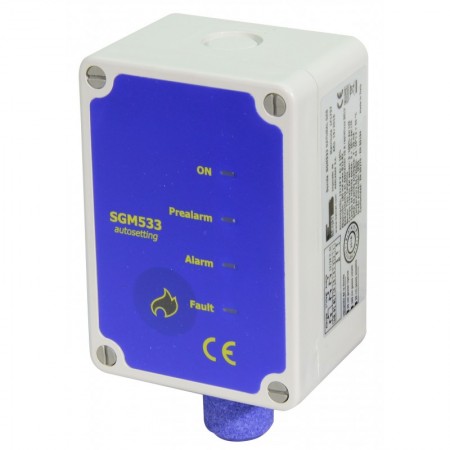 Detector autónomo industrial de GLP IP55  de 12 a 24 VDC BEINAT  SGM533p