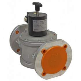 Electroválvula gas de rearme manual N.C. DN65 Pe: 500 mbar 230 VCA 50 Hz BANICO ZEVMF65