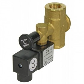 ELECTROVALVULA MADAS REARME MANUAL N.A. Pmax 0.5 bar RP. 1/2" 230VAC