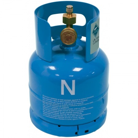 BOTELLA RELLENABLE 0.9 KG. R-22 R NO ABONABLE CON TOMA 1/4