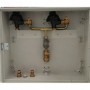 Armario MPA  BG8  con filtro entrada  polietileno Ø32  Ps: 20 mbar para dos contadores  G4 MERCAGAS