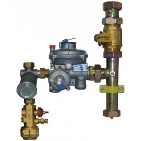 Conjunto MPB de 50 Nm3/h con Ps 22 mbar entrada PE Ø 32. Solo seguridad de Máx. MERCAGAS AS50M