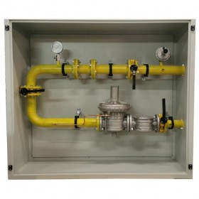 Conjunto  MPA para G100 en FIG I de pistones Ps: 100 mbar Q: 160 Nm3/h con máx. y min. MERCAGAS C100NGAP