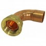 RACOR CURVO ACOPLAMIENTO CONT. 7/8"x28 COBRE PRECINTO