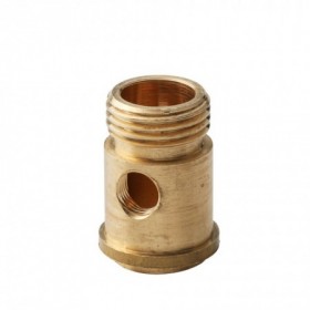 RACOR ESPECIAL PARA TUERCA 3/4 MACHO 1/2" LATON CON TOMA 1/8"