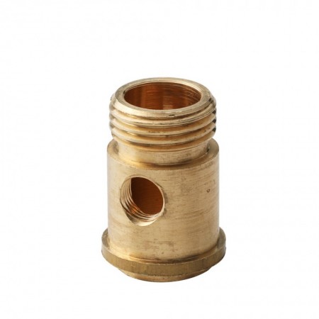 RACOR ESPECIAL PARA TUERCA 3/4 MACHO 1/2" LATON CON TOMA 1/8"