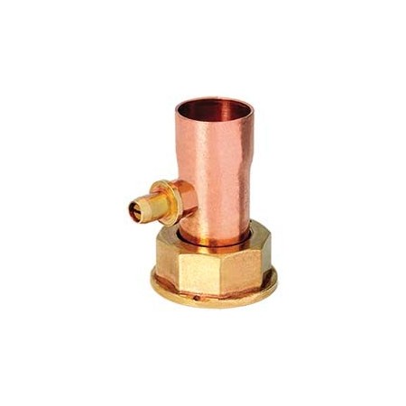 RACOR ABOCARDADO Cu TL 18-1/2" TOMA SOLDADA