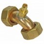 CURVO DOBLE TUERCA CON PURGADOR 3/4"x1/2" JP