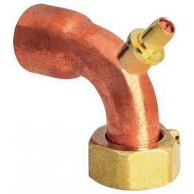 CURVO CON PURGADOR 18x3/4"