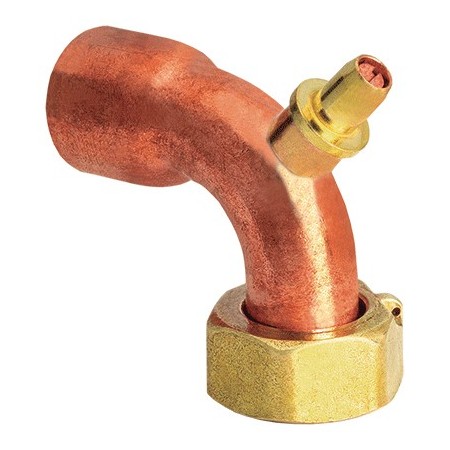 CURVO CON PURGADOR 22x3/4"
