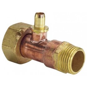 RECTO DOBLE M3/4"xH3/4" CON PURGADOR