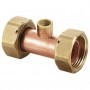 RECTO DOBLE H1"xH1" CON TOMA DE 1/4" PRECINTABLE