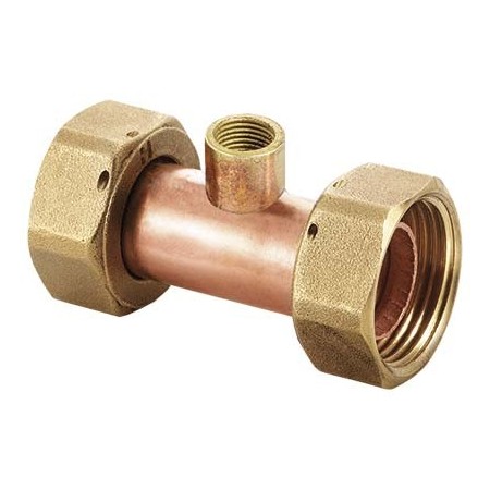 RECTO DOBLE H2 1/2"xH2" CON TOMA DE 1/8"