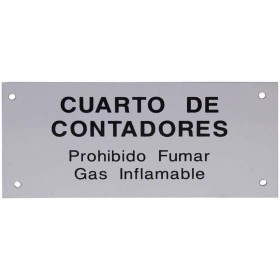 Letrero cuarto de contadores para colocar en el interior (Comunidad de Madrid)