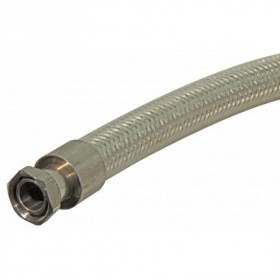 FLEXIBLE INOX 316 INDUSTRIAL AISLADO PVC TRANSPARENTE 1" X 800 Pmax. 20 bar
