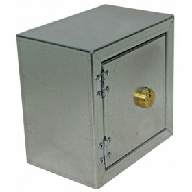 CAJA PROTECCION CHAPA GALV. Nº 3 PARA VALVULA 1 1/2" a 2" (HxAxF) 30x25x20 cm. CIERRE JIS