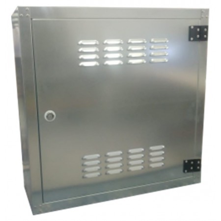 ARMARIO DE CHAPA GALVANIZADA  900 (ALT) x 750 (ANC) x 350 (FON) CON VENTILACIÓN Y CIERRE TRIANGULAR